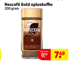  nescafe oploskoffie 200 gold 