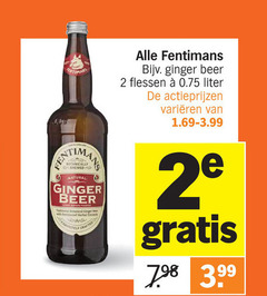  frisdrank 2 ginger beer flessen liter varieeren natural tan 
