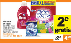  witte reus color fleuril wasmiddel 2 20 45 50 reuzenwaskracht dosering reuzenformaat xl wasbeurten toiletblok blauw pakken varieeren premium berg vlekken 