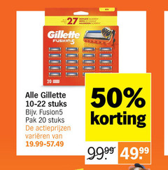  gillette scheermesjes 5 20 50 rasage fusion5 new stuks fusion pak varieeren 