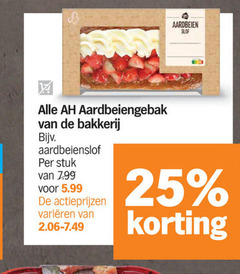  aardbeienslof aardbeienschnitt 25 aardbeien slof aardbeiengebak bakkerij stuk 5.99 varieeren 