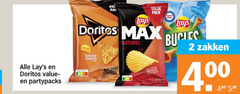  doritos lays zoutjes chips 2 pack naturel party zakken partypacks nacho cheese crunch iconic taste 