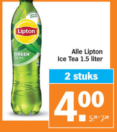  lipton ice tea 2 400 sugar green liter stuks 