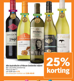  witte wijn rose rode 19 25 65 stevig bull droog hardys fris since camden australia cabernet sauvignon south lindemans chardonnay with crisp finish crime by pull and falcon crest marlborough new zealand blanc bes wide australische zeelandse wijnen fles liter varieeren 