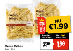  patat 1 verse frites zak kilo voucher 