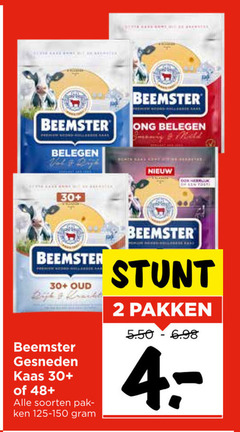  beemster kaasplakken 2 belegen don 30 oud gesneden kaas 48 soorten pakken 