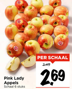  pink lady appels 6 schaal stuks 2 69 