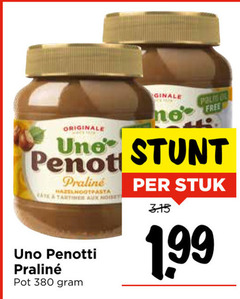  duo penotti hazelnootpasta originale palm free uno pralinee pate aux pot stuk 