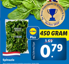  spinazie 2 9 450 gewassen versrapport landelijke supermarkten oktober supermarkt groente fruit 