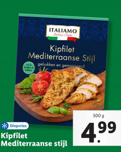  kipfilet 500 style mediterraanse stijl gebakken gemarineerd braden diepvries 