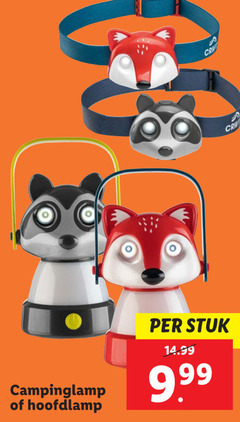  campinglamp hoofdlamp stuk 