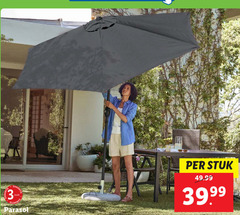  parasol 3 jaar stuk 