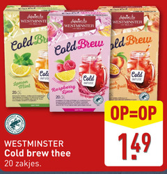  westminster thee 20 200 cold brew old infuse ion fruit demon mint and fusion fruits la menthe raspberry lime nature open zakjes 
