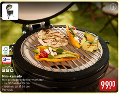  3 26 fsc www.fsc.org jaar bbq mini thermometer ca. cm rooster stuk 