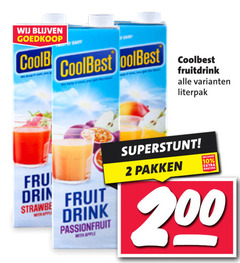  coolbest fruitdrank 2 10 200 with apple fruit drink passionfruit fruitdrink pakken 