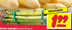  asperges 250 groene bundel 