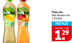  fuze tea ice calories fuzetea iced green black peach flessen liter fles 