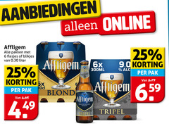  affligem speciaalbieren 6 25 pakken blikjes liter 5x pak anno online blond 6x ripe 300ml belgisch abdijbier tripel 