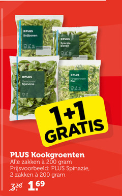  sperziebonen spinazie snijbonen 1 2 200 sperzie bonen gewassen fijngesneden prei kookgroenten zakken 