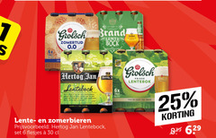  grolsch hertog jan brand lentebokbier 3 6 25 30 lente zomertijd bock 6x b 0.0 lentebock rijk rise le sel shape 7 2 zomerbieren beer frisse lentebok fris zacht 