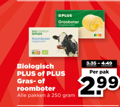  250 biologisch roomboter ongezouten grasboter pak gras pakken 2 99 