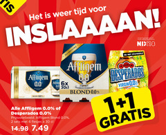  affligem desperados alcoholvrij bier 1 2 6 18 25 30 weer jaar legitimatie zient alcohol nix18 0.0 mond 00 blond 6x virgin citrus 