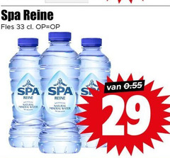  mineraalwater 33 spa reine fles natural mineral water 