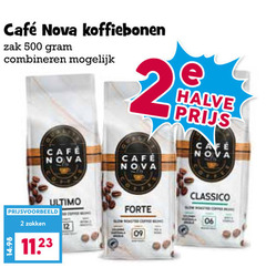 cafe nova koffiebonen 2 12 500 mcafee zak combineren halve classico ultimo forte 06 zakken 