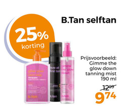  25 selftan gimme glow down tanning mist ml 