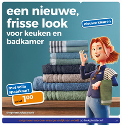  100 nieuwe frisse keuken badkamer volle spaarkaart trekpleister.nl spaaractie kleuren voordeel vrolijk 