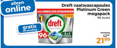  96 online dreft vaatwascapsules uitdagingen giga platinum green megapack stuks verzending 