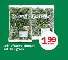  snijbonen sperziebonen 400 snij zak 