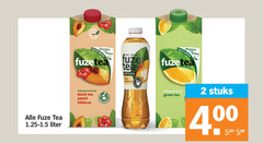  2 100 fuze tea liter discover your calories fusion fuzetea black sugar infused flower iced peach hibiscus green stuks 