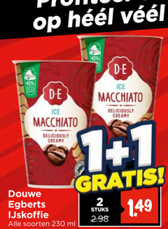  douwe egberts ijskoffie 1 2 40 less ice macchiato creamy soorten ml stuks 