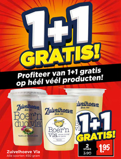  1 2 450 zuivelhoeve duo vla vanille chocolade soorten romig zacht stuks 