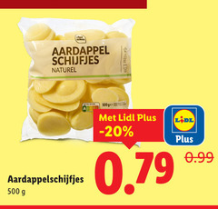  500 aardappel schijfjes naturel ge aardappelschijfjes 