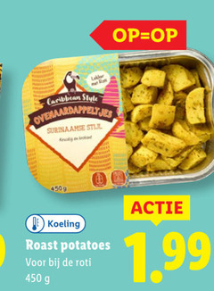  450 caribbean style surinaamse stijl kruidig koeling roast potatoes roti 