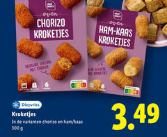  300 chef select oven chorizo kroketjes ham kaas vulling nutri score gevulde am diepvries stuks 