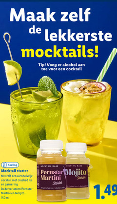  2 150 tip alcohol cocktail koeling mocktail starter mix alcoholvrije crushed ijs garnering martini ml to base mojito 100g ice v2 bottle shake 
