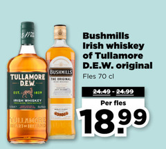  bushmills whisky with original irish whiskey triple blend distilled heart ireland fles 