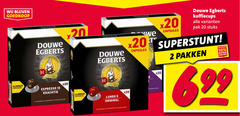  douwe egberts koffiecups 2 6 10 20 aluminium capsules espresso lungo original pak stuks pakken 