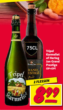  hertog jan grand prestige speciaalbieren 2 rand tripel karmeliet flessen 