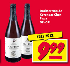  korenaar speciaalbieren dochter cher papa fles 