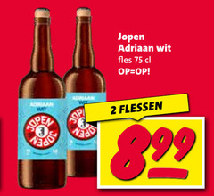  jopen speciaalbieren 2 adriaan wit fles flessen 8 