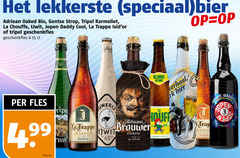  speciaalbieren 10 bier oaked bio gentse strop tripel karmeliet la chouffe daddy cool trappen geschenkfles blonde blond verhaal fles ripe trappist wit brouwer liter gents trap open 
