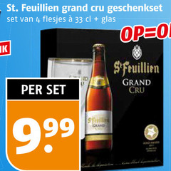  speciaalbieren 4 33 st. grand cru geschenkset glas id stilling gold 