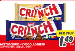  nestle chocolade 100 white crinch crunch chocoladereep reep stuk 