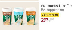  starbucks ijskoffie 25 cappuccino caramel macchiato 