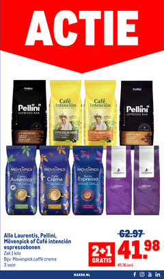  cafe intencion movenpick pellini koffiebonen 1 2 3 9 100 1000 espresso bar cremoso gusto ricco armonioso caffee gram switzerland mcafee der fairtrade kaffee intensivo crema aromatico aromatisch arabica vivace tradizionale hochland barista people licht gebrand donker espressobonen zak kilo tube you 