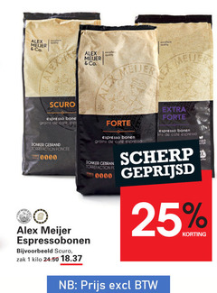  alex meijer koffiebonen 1 25 co. excellent lex espresso bone grains mcafee quality donker gebrand forte bonen scherp geprijsd espressobonen zak kilo 